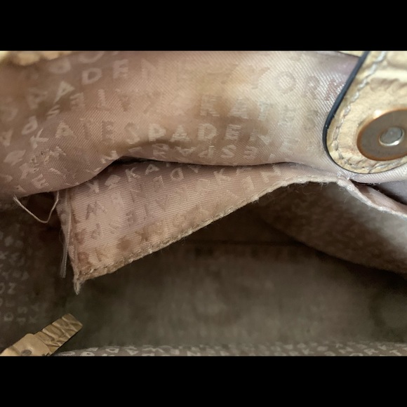 Kate Spade Beige Crocodile Skin Purse - Picture 5 of 6